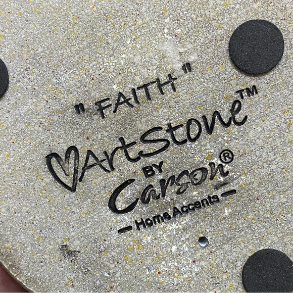ARTSTONE by Carson Home Accents  “Faith” Lady Holding Cross Figurine - Picture 13 of 13